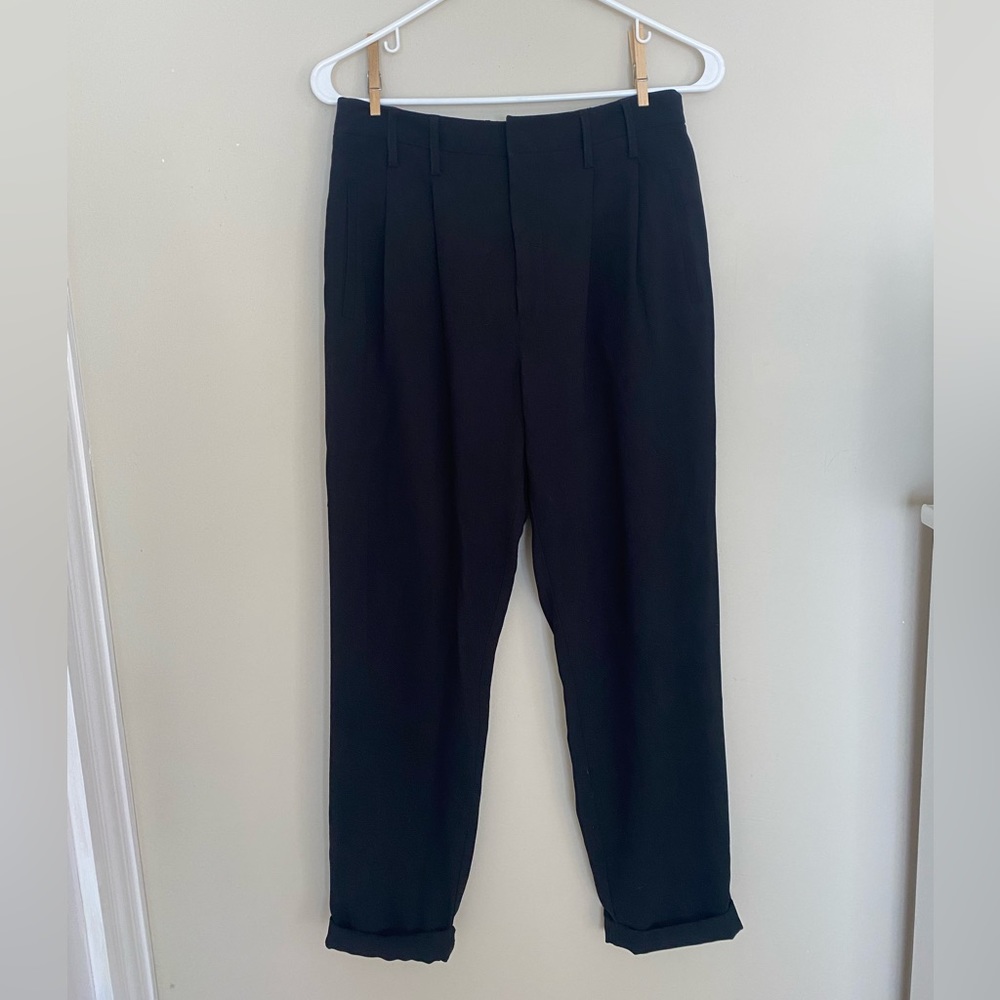 Formal black womens slacks highwaisted